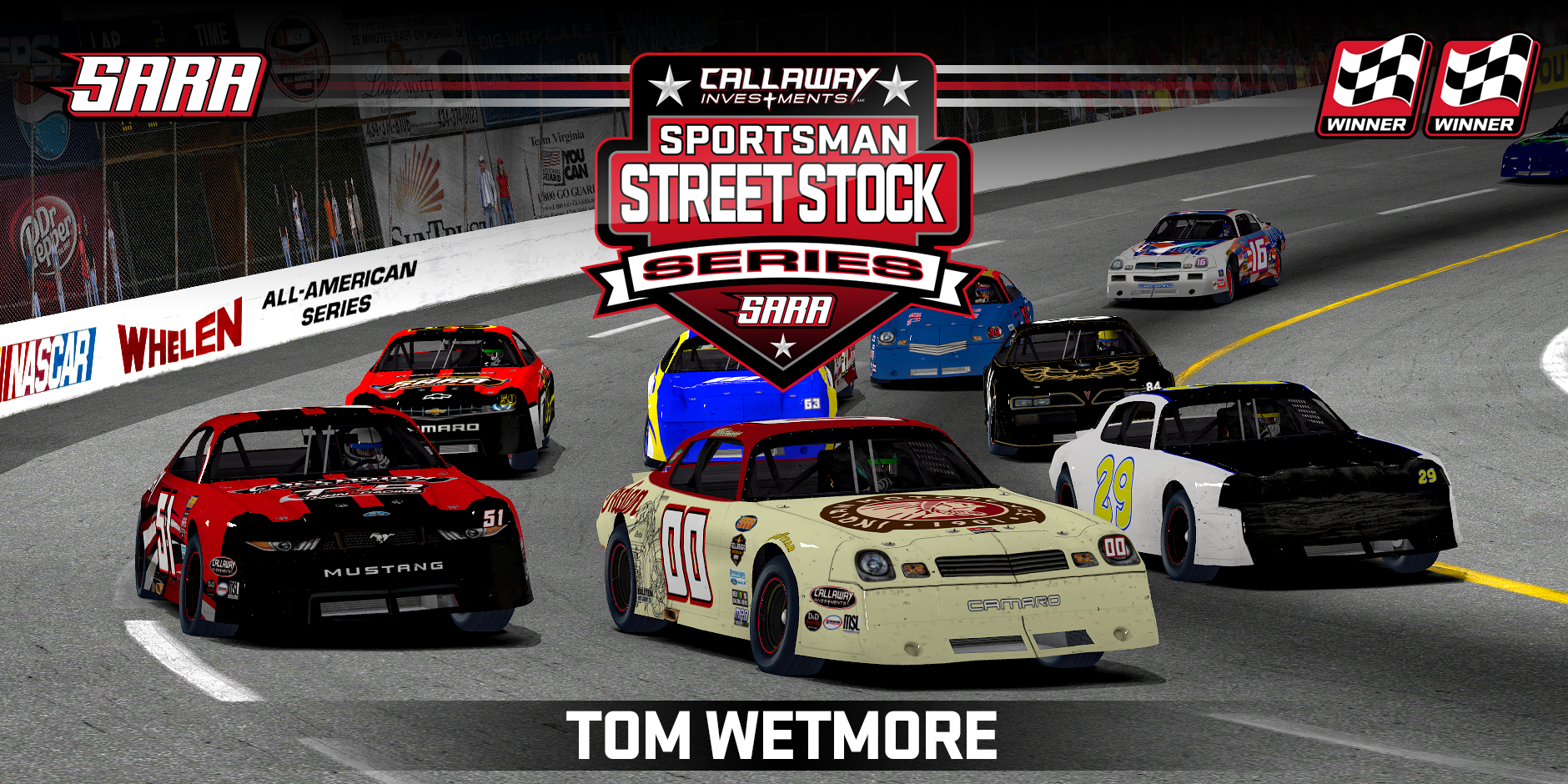 Tom Wetmore Scores Win In Wild Finale At South Boston Sim Auto Racing