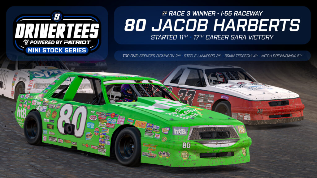 Harberts Moves Into Mini Stock Points Lead With Dirt Win - Sim Auto ...
